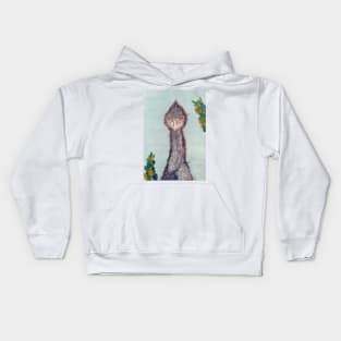 Emu native Australian animal Kids Hoodie